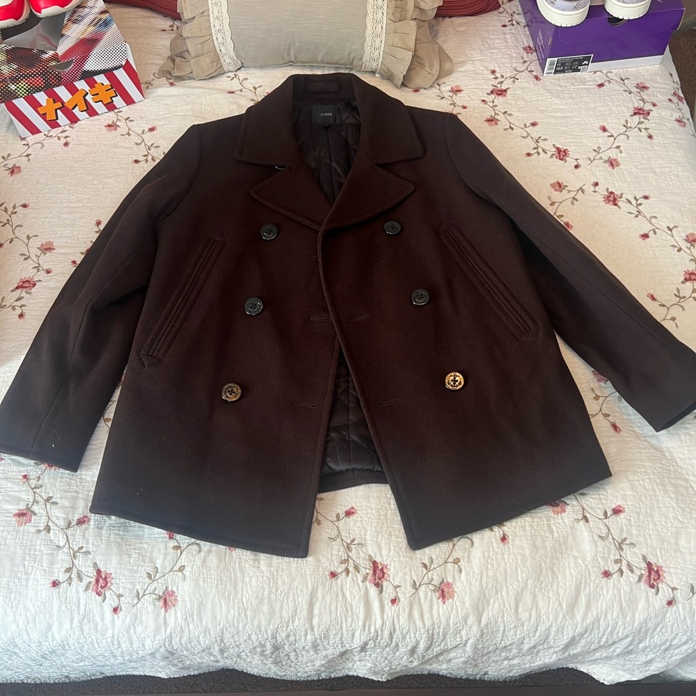 Jcrew jacket men’s sz medium brown, wool